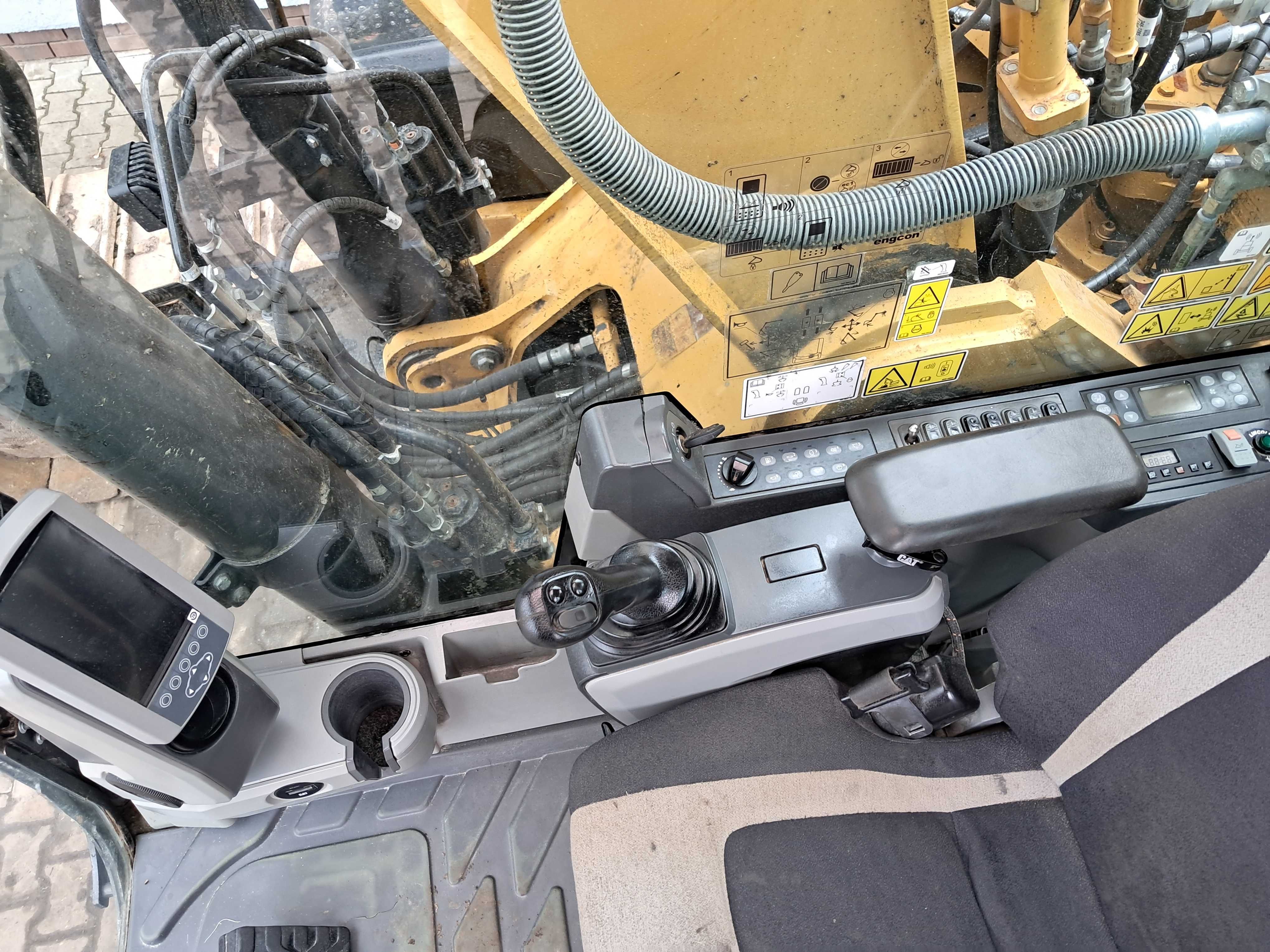 CATERPILLAR 329 EL Oryginał Rototilt ENGCON GPS 3D Centralne Smarowani
