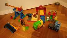 5609 LEGO Duplo pociąg + dużo torów z wiaduktem