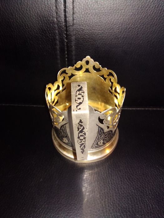 Подстаканник ссср серебро 875