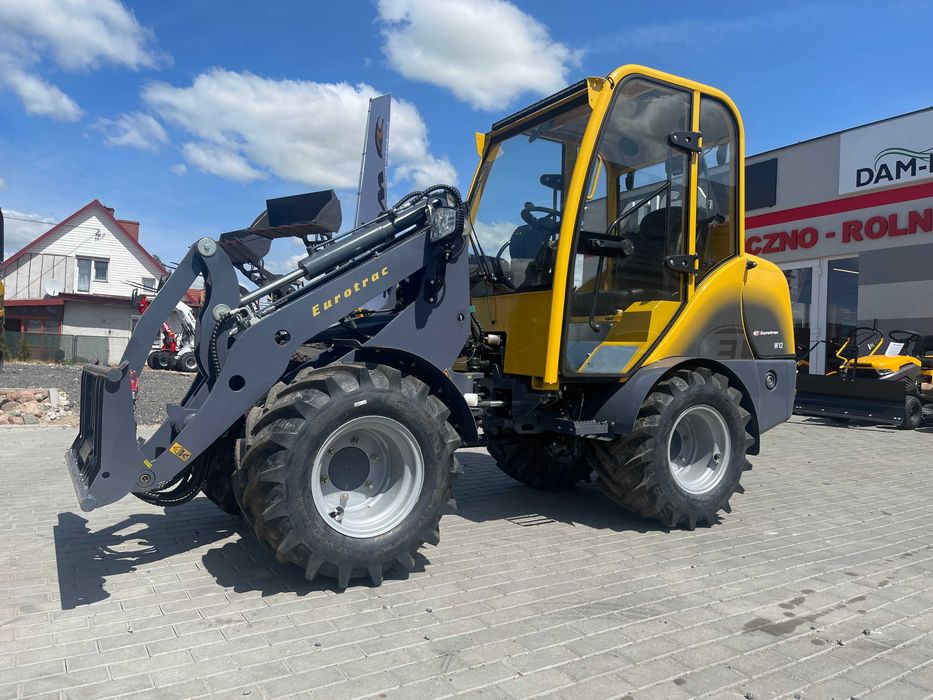 Ładowarka przegubowa EUROTRAC W12S z kabiną i Silnik KUBOTA V1505