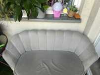 Sofa 2 osobowa szara