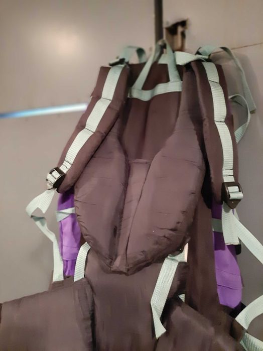 Рюкзак туристический с  кариматами и спальным мешком