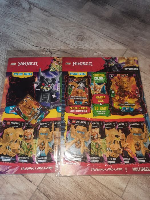 Lego Ninjago saszetki z kartami 63 karty seria 8