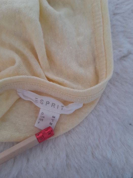 Bluzka delikatna cytrynowa flex len  44%, rozmiar M / L