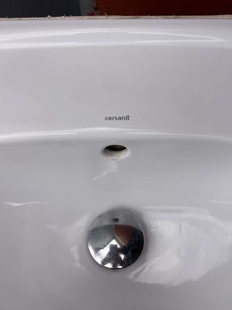 Cersanit zlew i noga ceramiczna 50cm