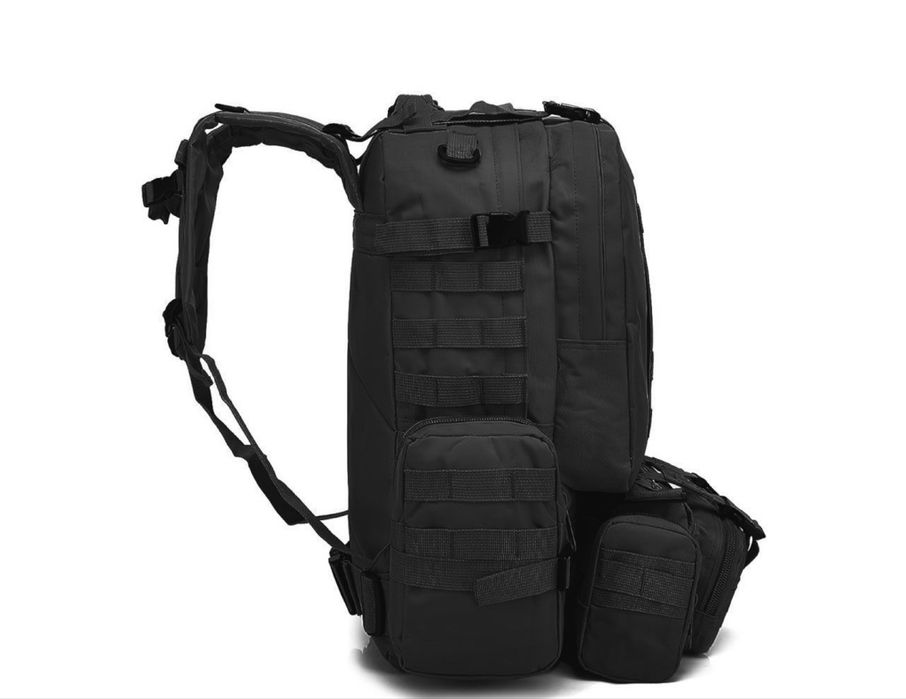 Тактичний штурмовий рюкзак з підсумками на 55 л