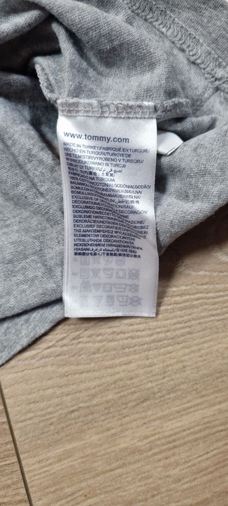 Koszulka męska, t-shirt Tommy Hilfiger, Denim, logo, premium