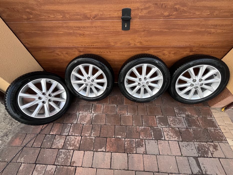 Felgi Koła zimowe lexus CT 200h oem 195/155r16 5x100 hankook 5.5-6mm