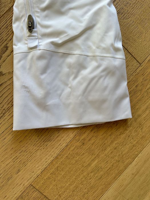 Spodnie zimowe narciarskie 10 lat / roz. 133-142 Wedze białe