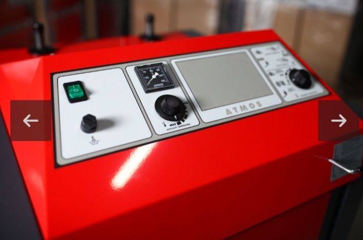 Котел Атмос Atmos піролізний твердопаливний DC 18 S / 18 квт твердотоп