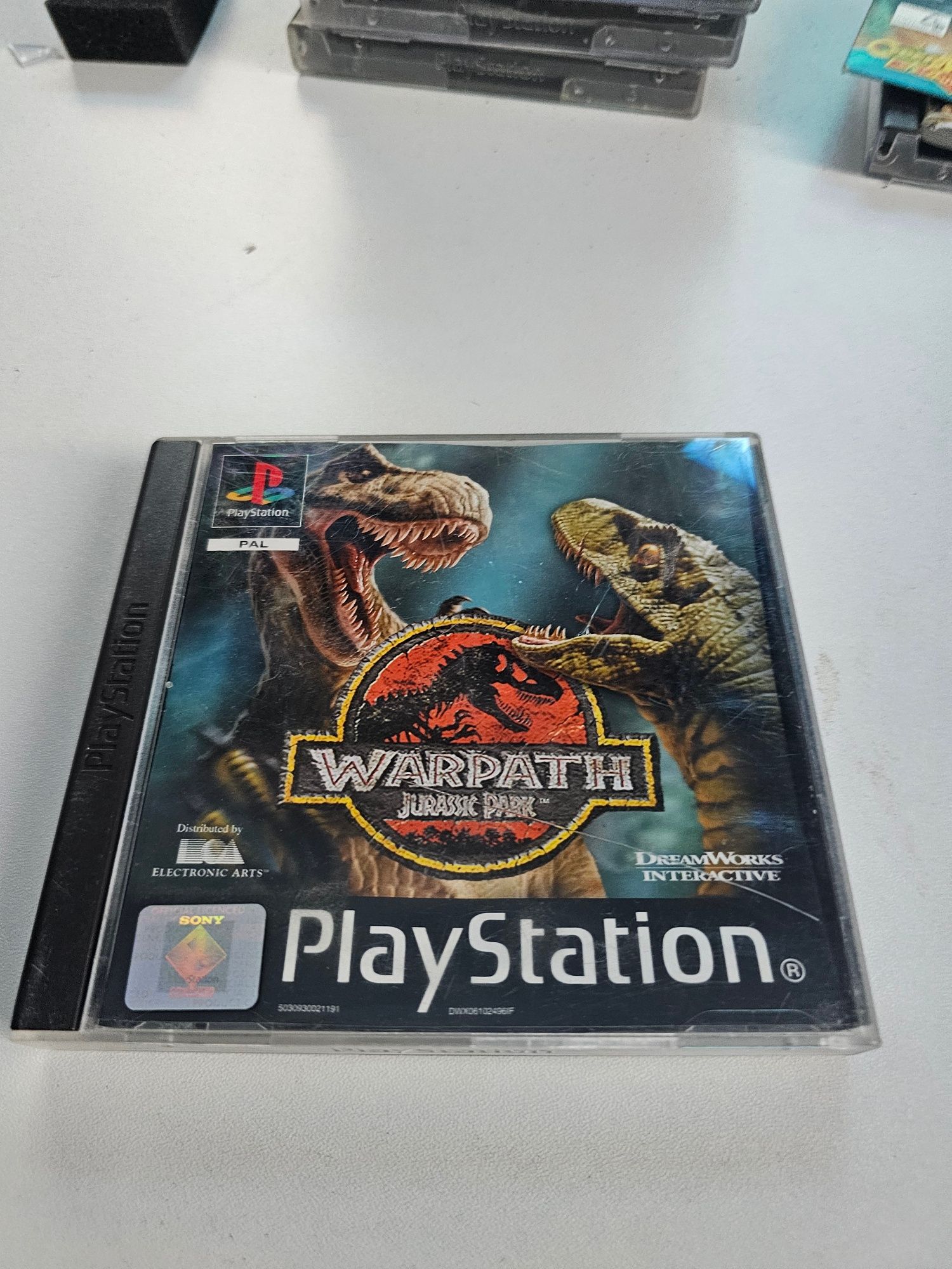 Jurrasic Park Warpath psx playstation 3xA komplet
