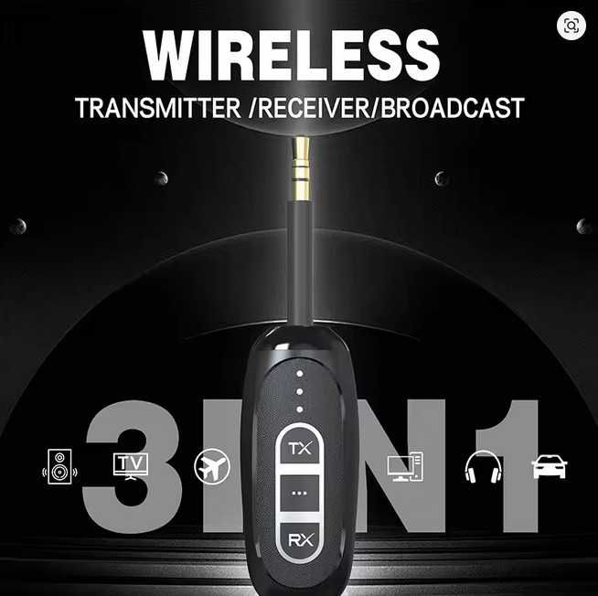 Bluetooth 5.4 Трансмітер та Ресивер (Bluetooth Transmitter Receiver)
