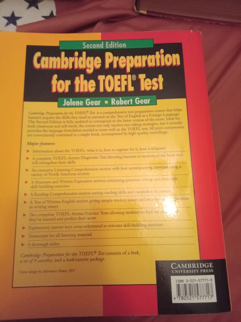 Cambridge Preparation for the toefl. Test.