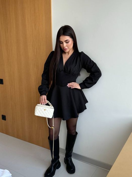 Сукня - комбінезон з іммітацією корсета