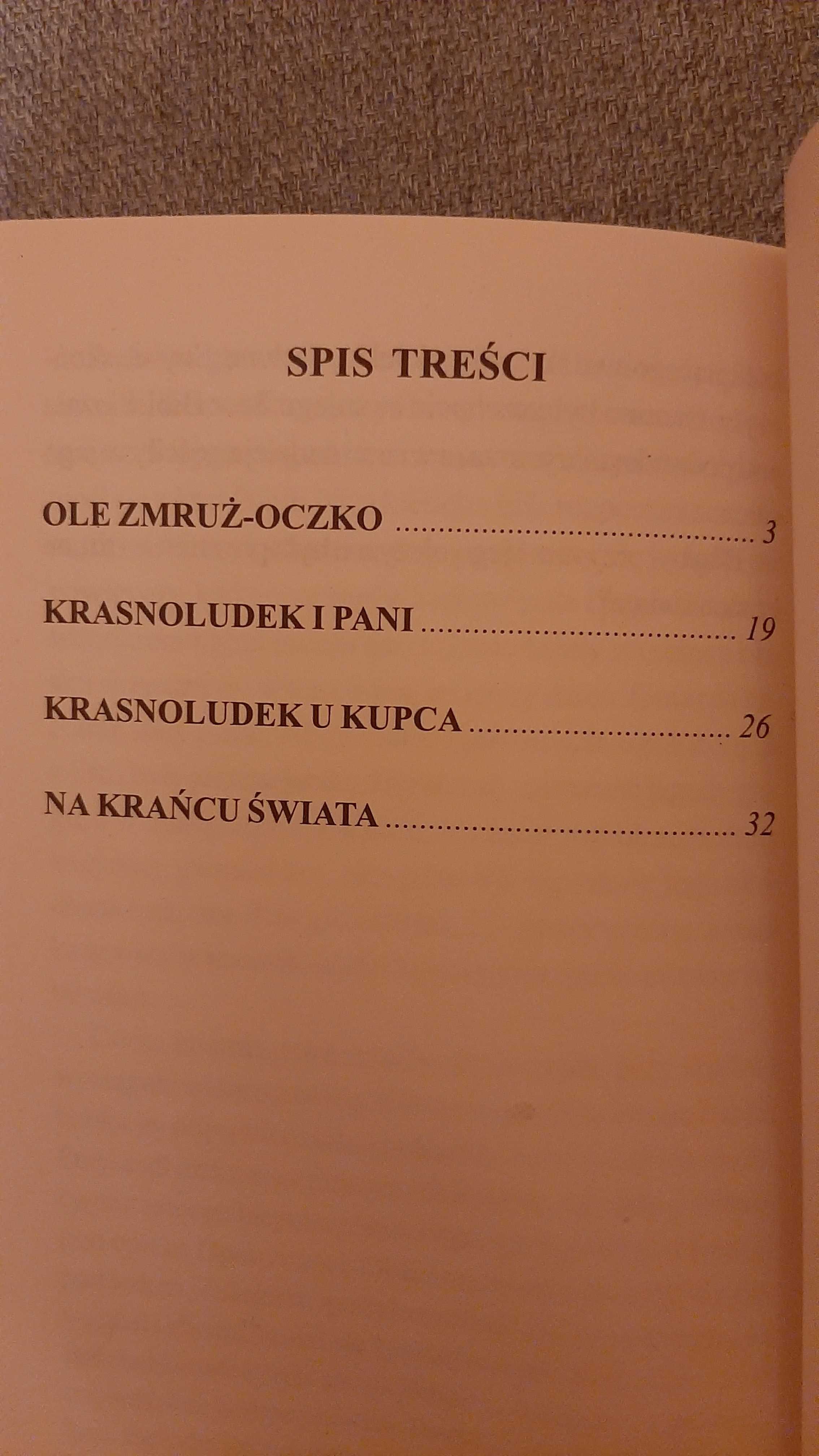 4 nieznane baśnie Andersen Krasnoludek i pani u kupca Na krańcu świata