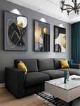 Conjunto de 3 peças - Pintura de parece em poliester para Decoração