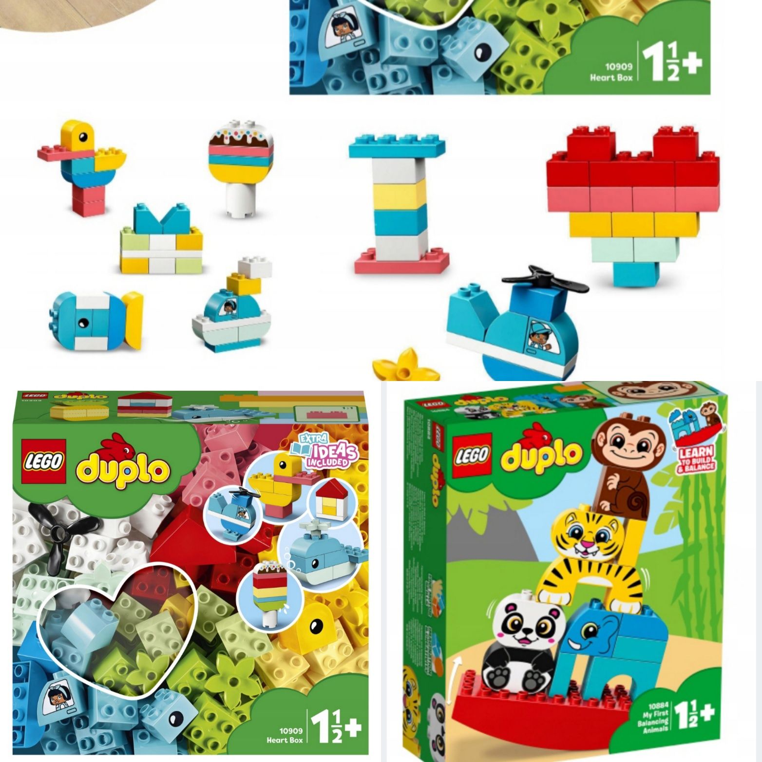 Klocki LEGO Duplo zestaw 10884 i 10909