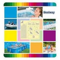 Bestway Patches de kit para reparar piscina (Blister 10 peças)