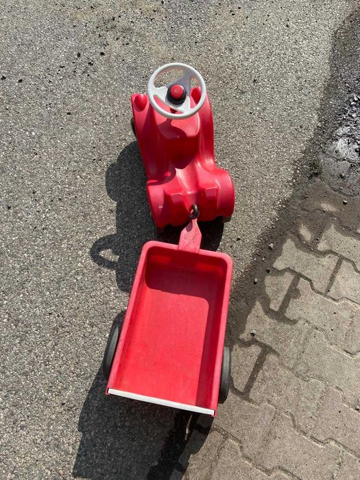 Big Bobby Car Classic jeździk odpychacz z przyczepką