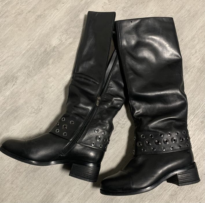 Сапоги Attizzare 38р. Натуральная кожа!