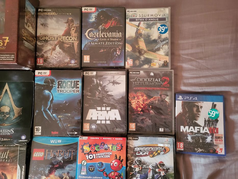 pc gry w folii  22 sztuki gier cena za socrates 101 zagadek