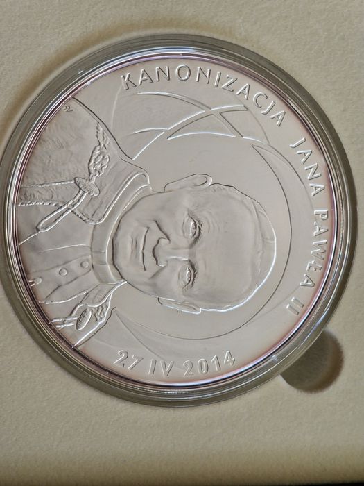 500 zł Kanonizacja Jana Pawła II 2014 r. UNC