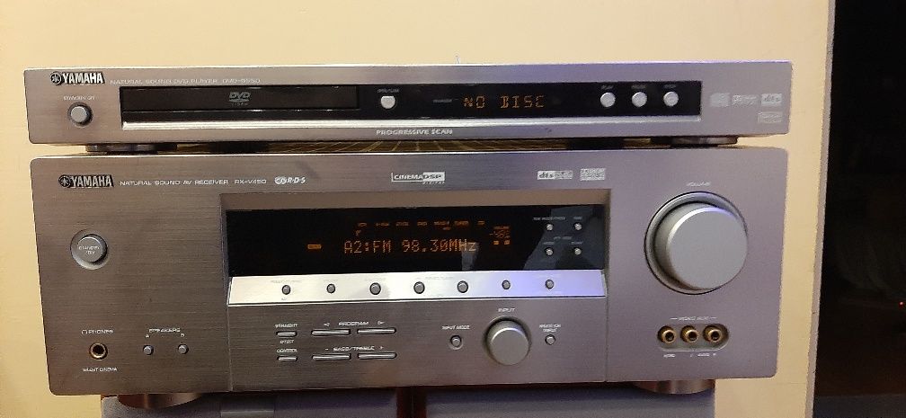 Yamaha kino domowe DVD amplituner kolumny