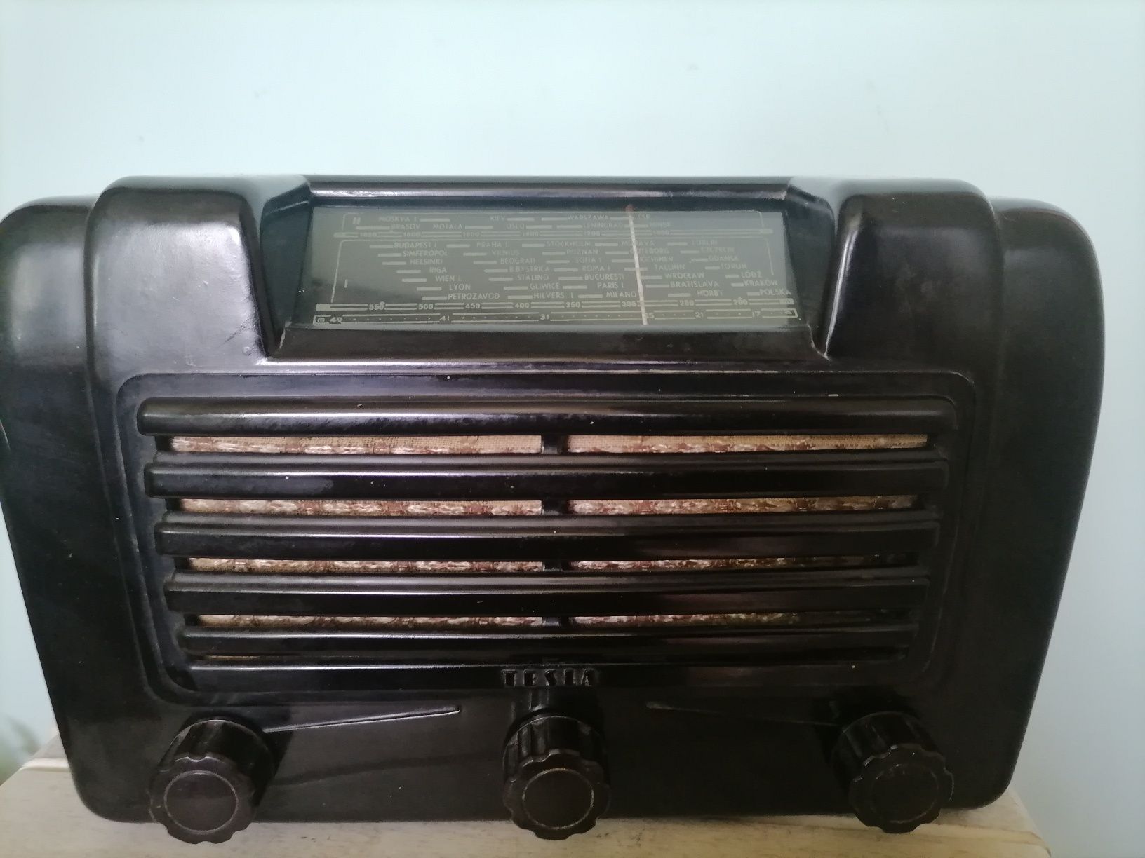 Kolekcjonerskie radio lampowe z lat 50 tych
