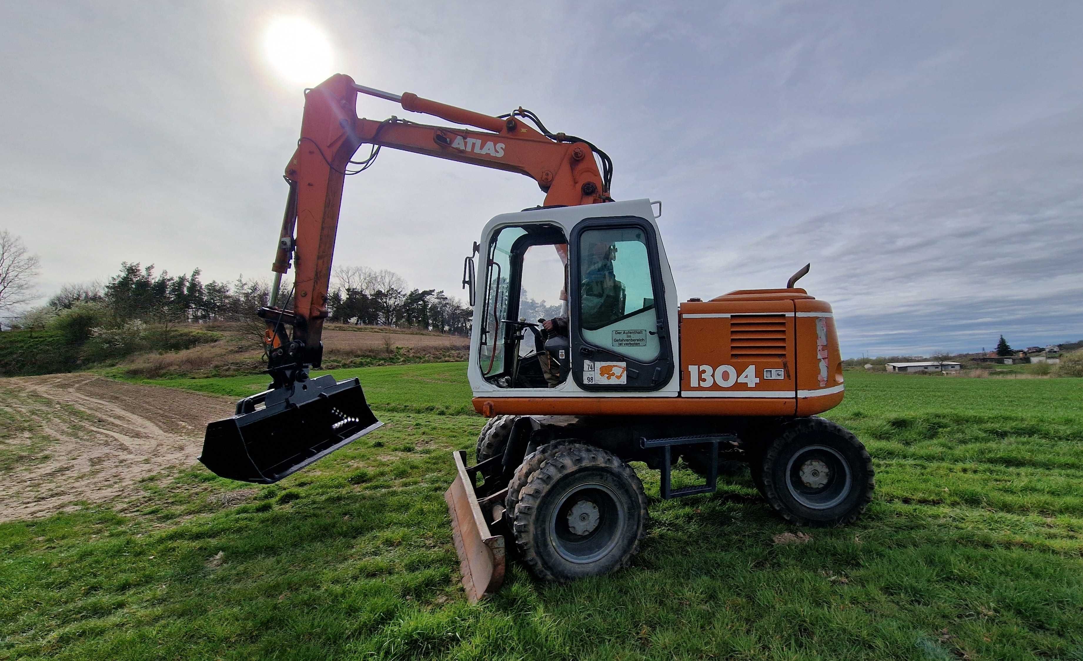 Usługi koparką koparka 16ton wykopy fundamenty kopanie roboty ziemne