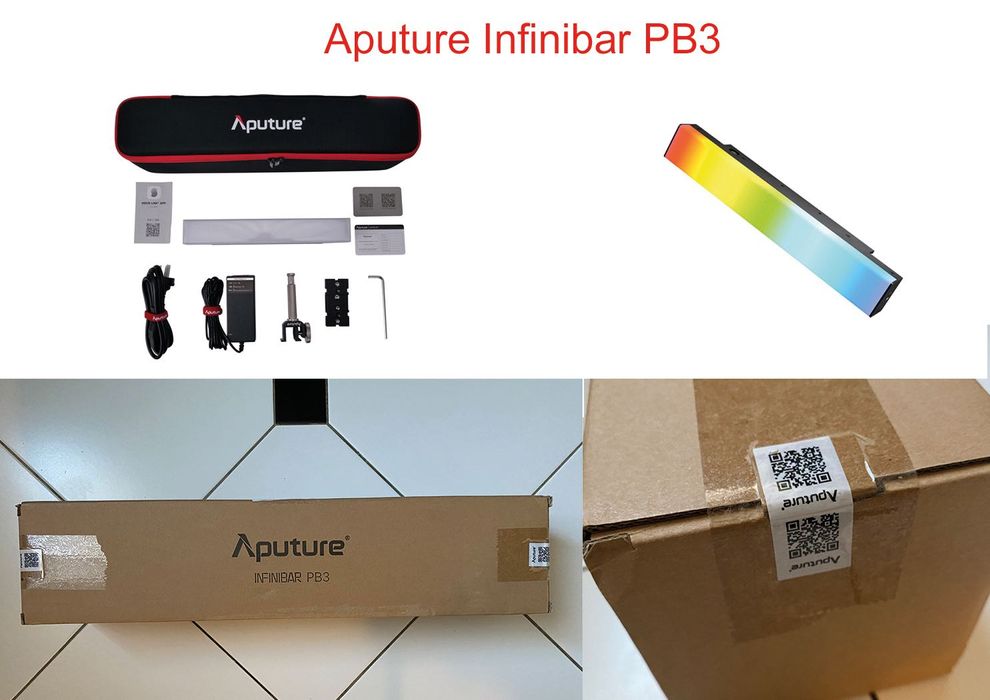 Aputure LS300X, трубки,кейс Aputure Infinibar,Amaran 300C,Spotlight SE