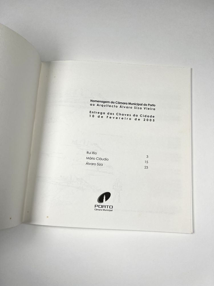 Homenagem Câmara Municipal Porto Arquitecto Álvaro Siza Vieira 2005