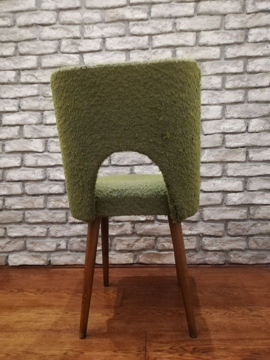 Krzesła muszelka PRL 4szt