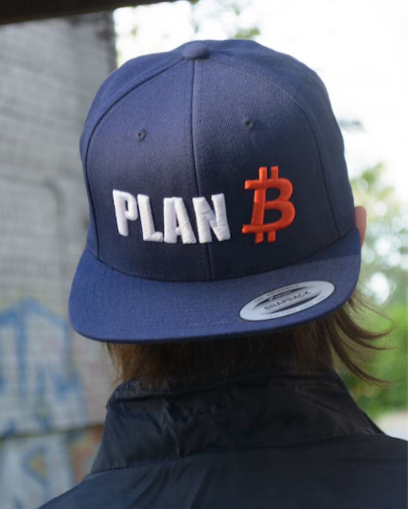 Czapka z daszkiem serii Plan B - Bitcoin