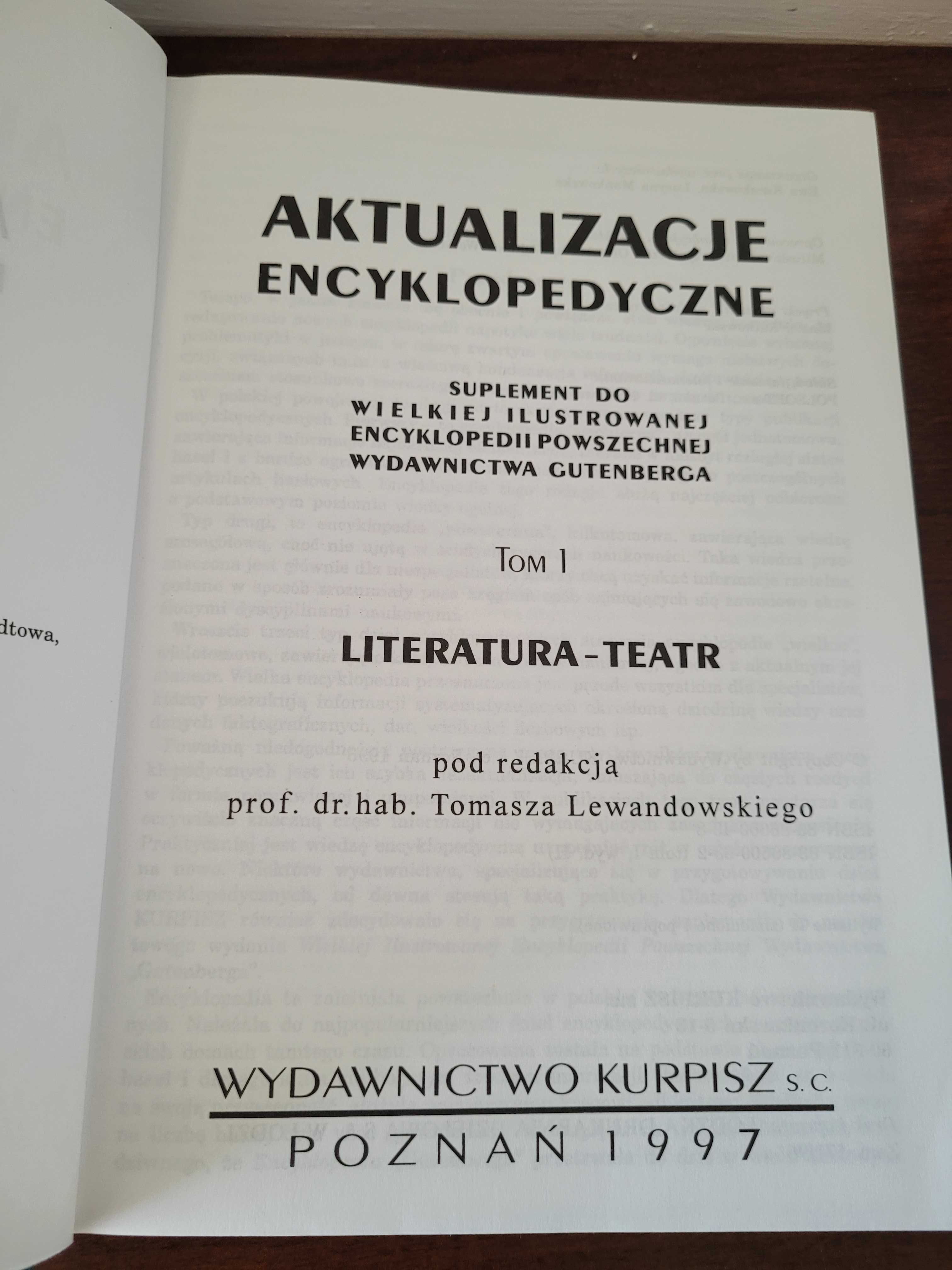 Aktualizacje Encyklopedyczne Wydawnictwa Gutenberga