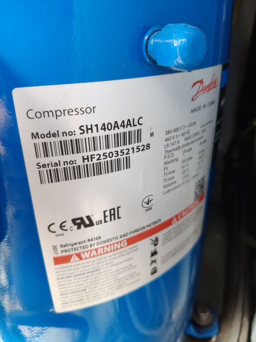 Spreżarka chłodnicza danfoss