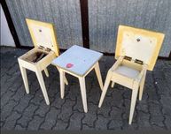 Taborety PRL z epoki