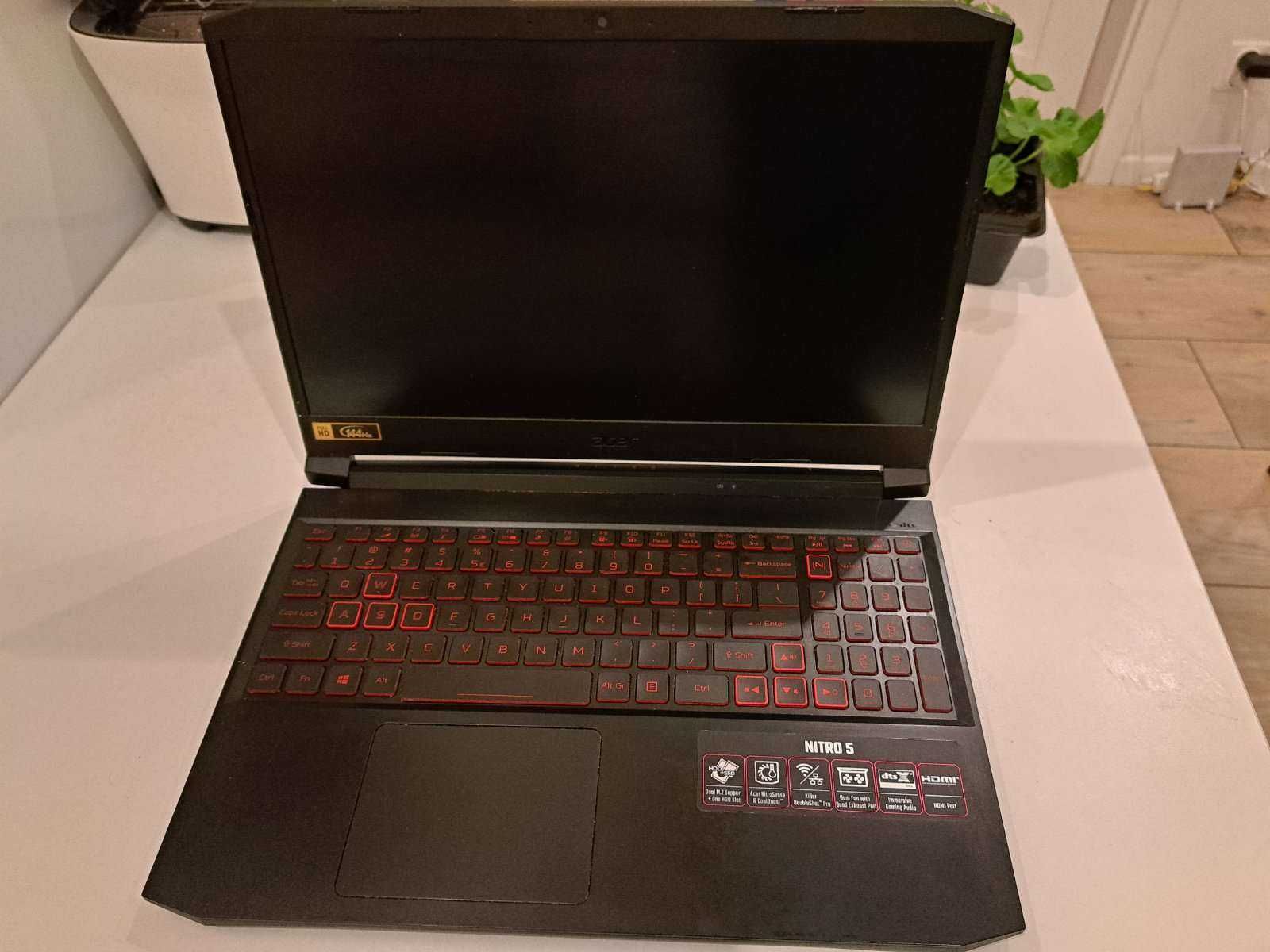 Laptop Gamingowy Acer nitro 5 AN 515-57, 32 GB RAM