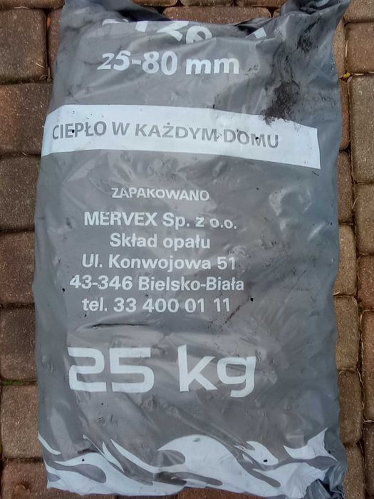 Worek węgiel orzech Mervex