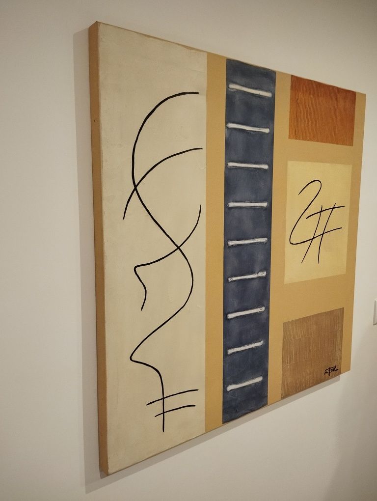 Quadro em tela pintura a óleo