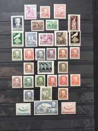 znaczki pocztowe rocznik1950 czysty pełny