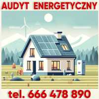 Audyt energetyczny - CZYSTE POWIETRZE - 1500zł - wraz z wizją lokalną