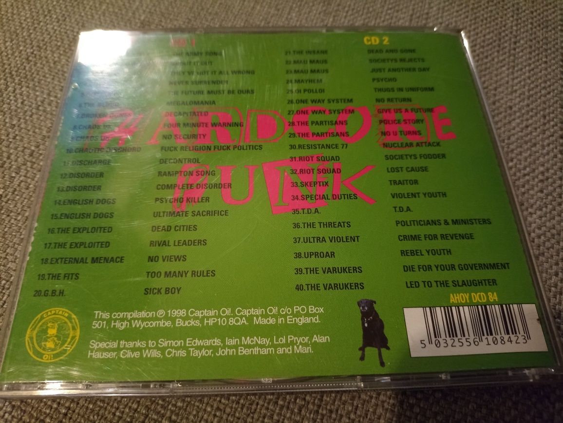 100% Hard Core Punk 2cd - Captain Oi