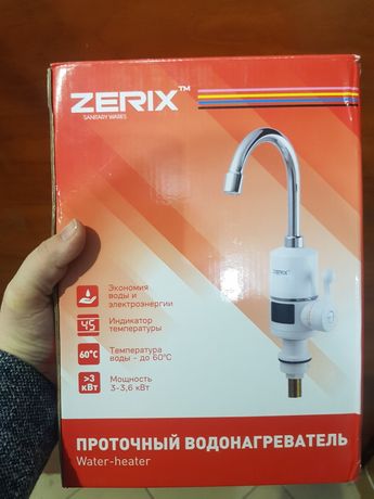 Продам проточный водонагреватель Zerix ELW-06