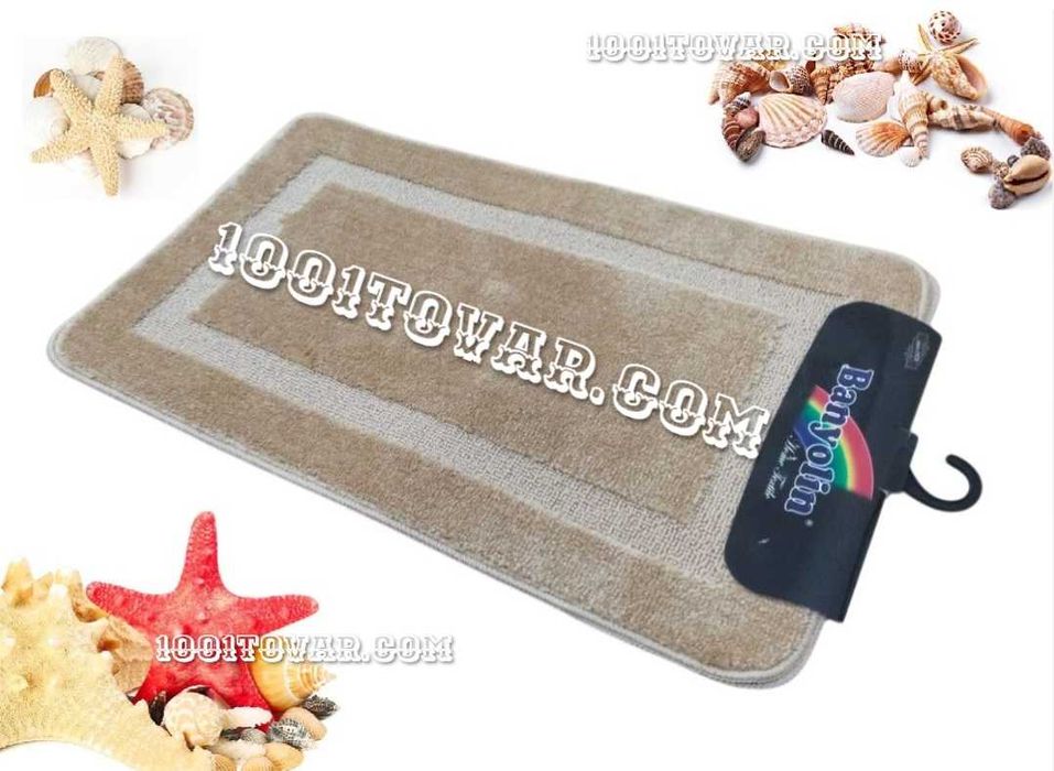 Набір із 2 килимків у ванну Banyolin 80х50 і 45х50 см 100х60 і 50х60см