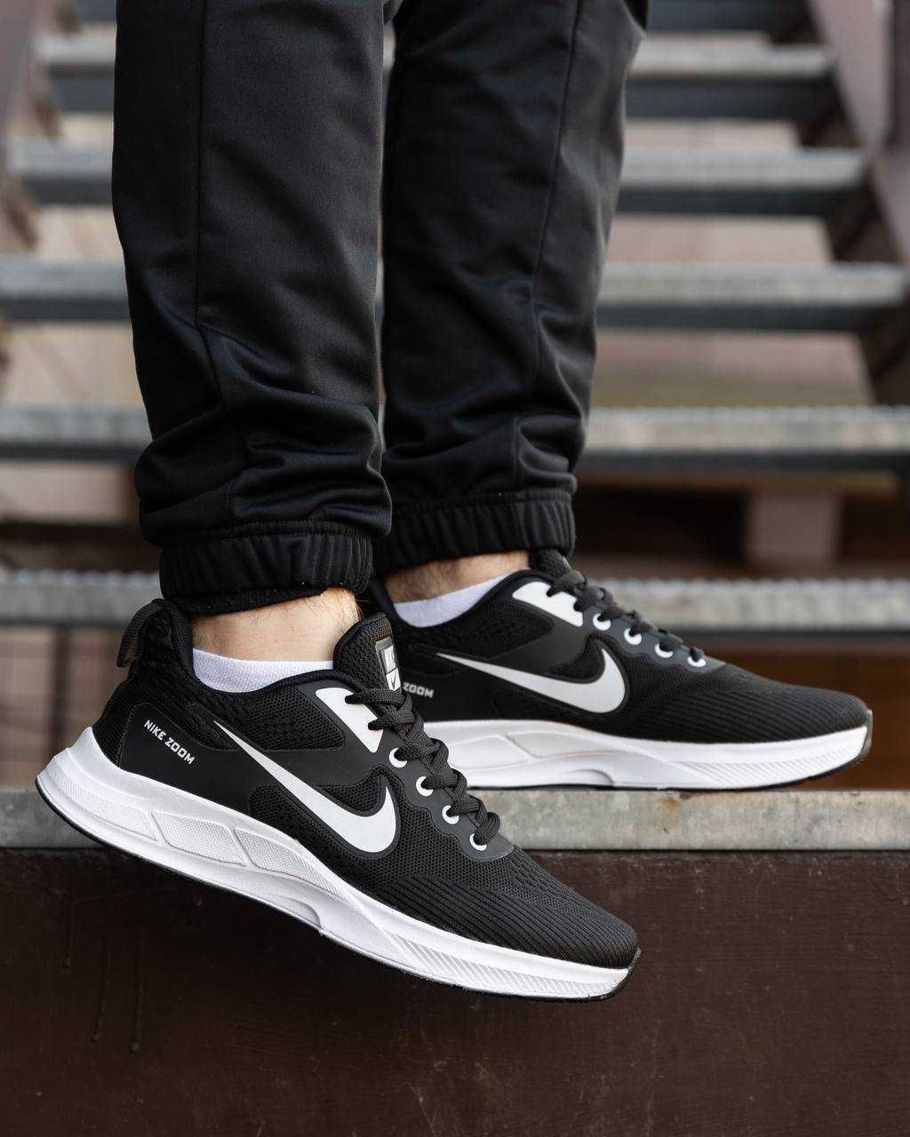 АКЦІЯ! Кросівки Nike Zoom Black White 40 41 42 43 44