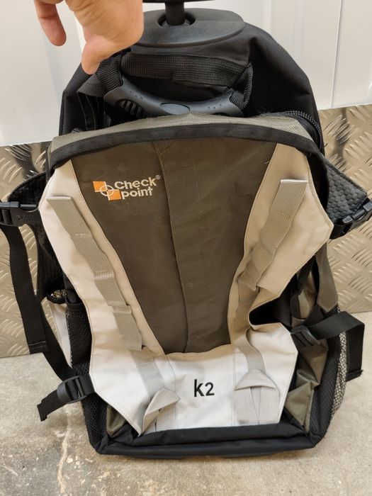 Mochila/Mala super versátil com rodinhas e transporte fácil