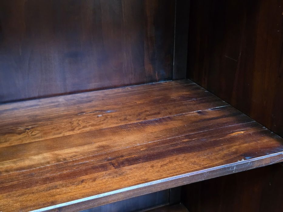 Biuro : biblioteka z drabiną I biurko #1737 Stylowy Węgrów