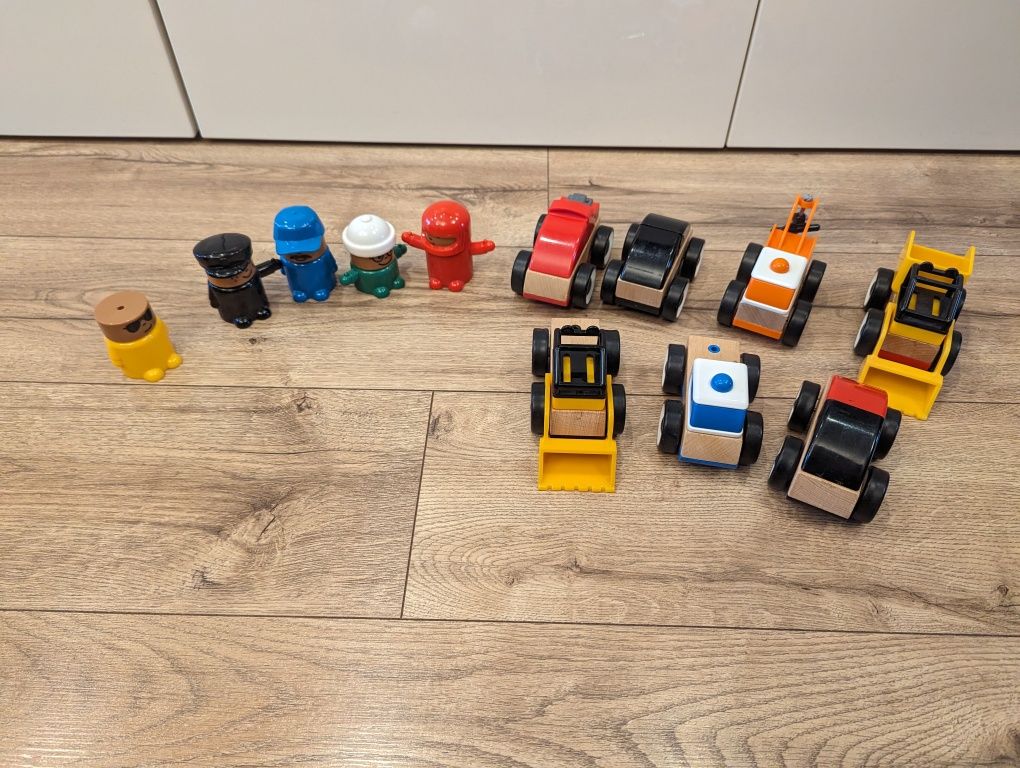 Ikea Lillabo samochody ludziki