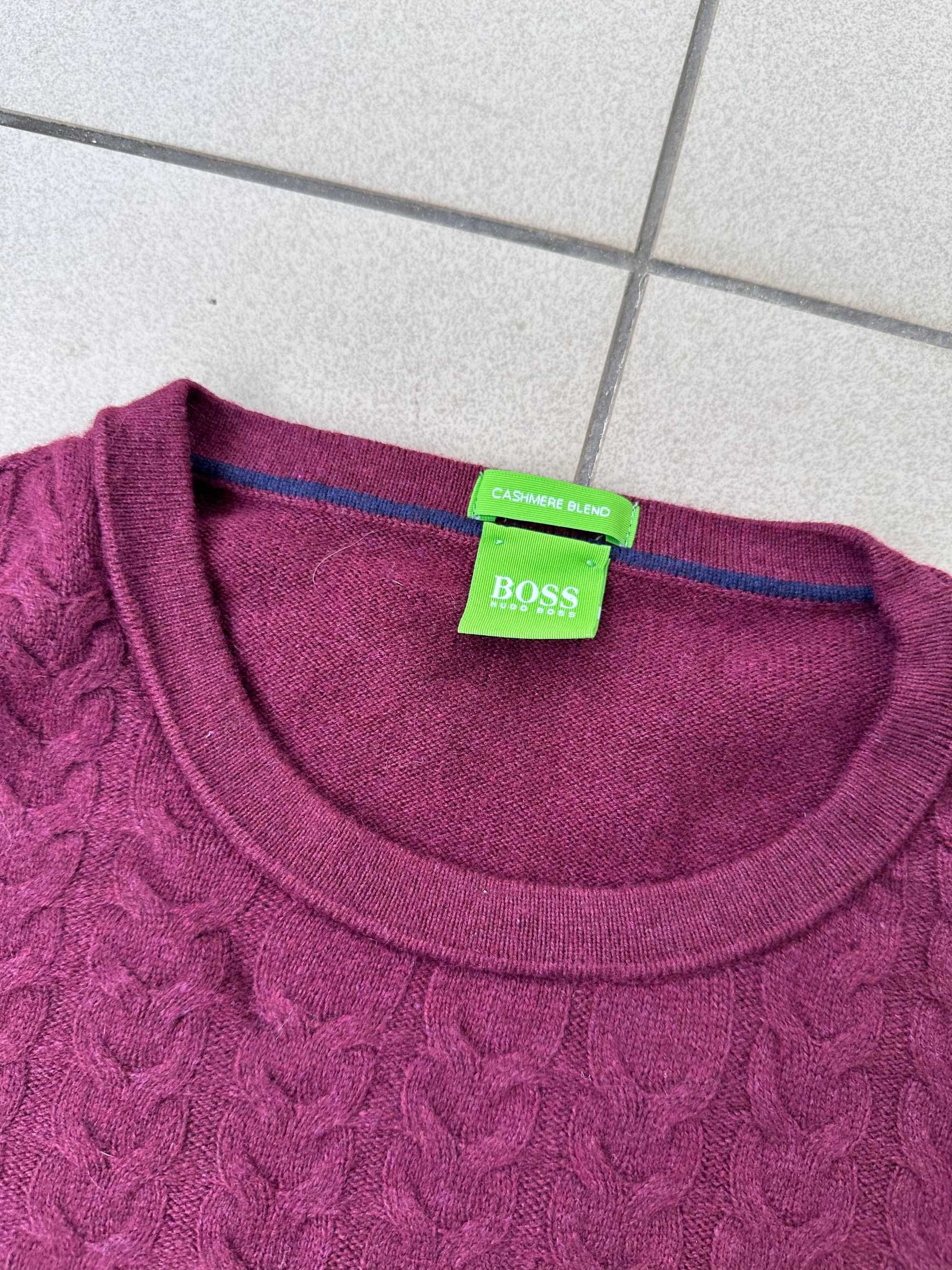 Sweter kaszmirowy Hugo Boss męski elegancki r. XL