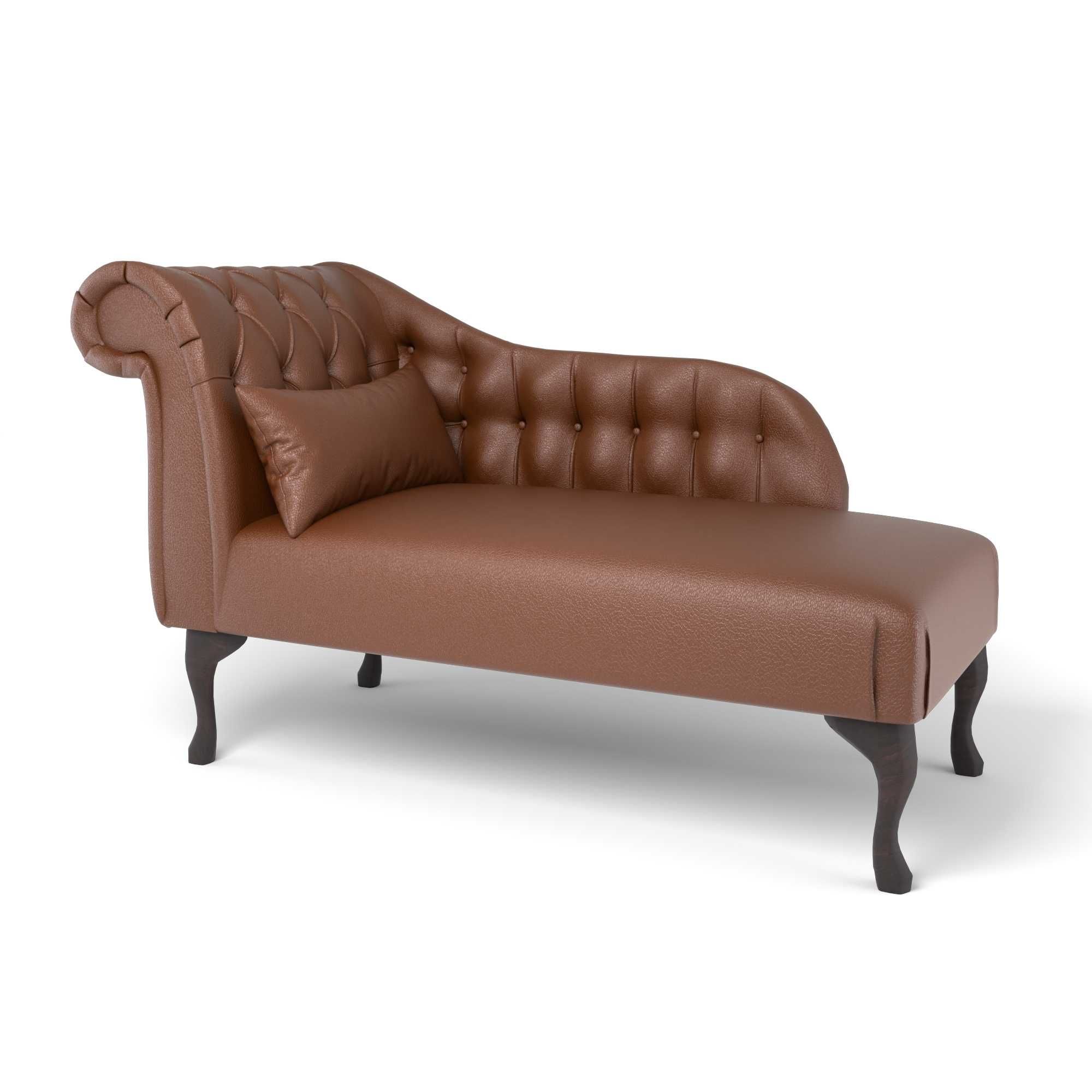 Szezlong stylowy pikowany duży wybór tkanin leżanka sofa na wymia